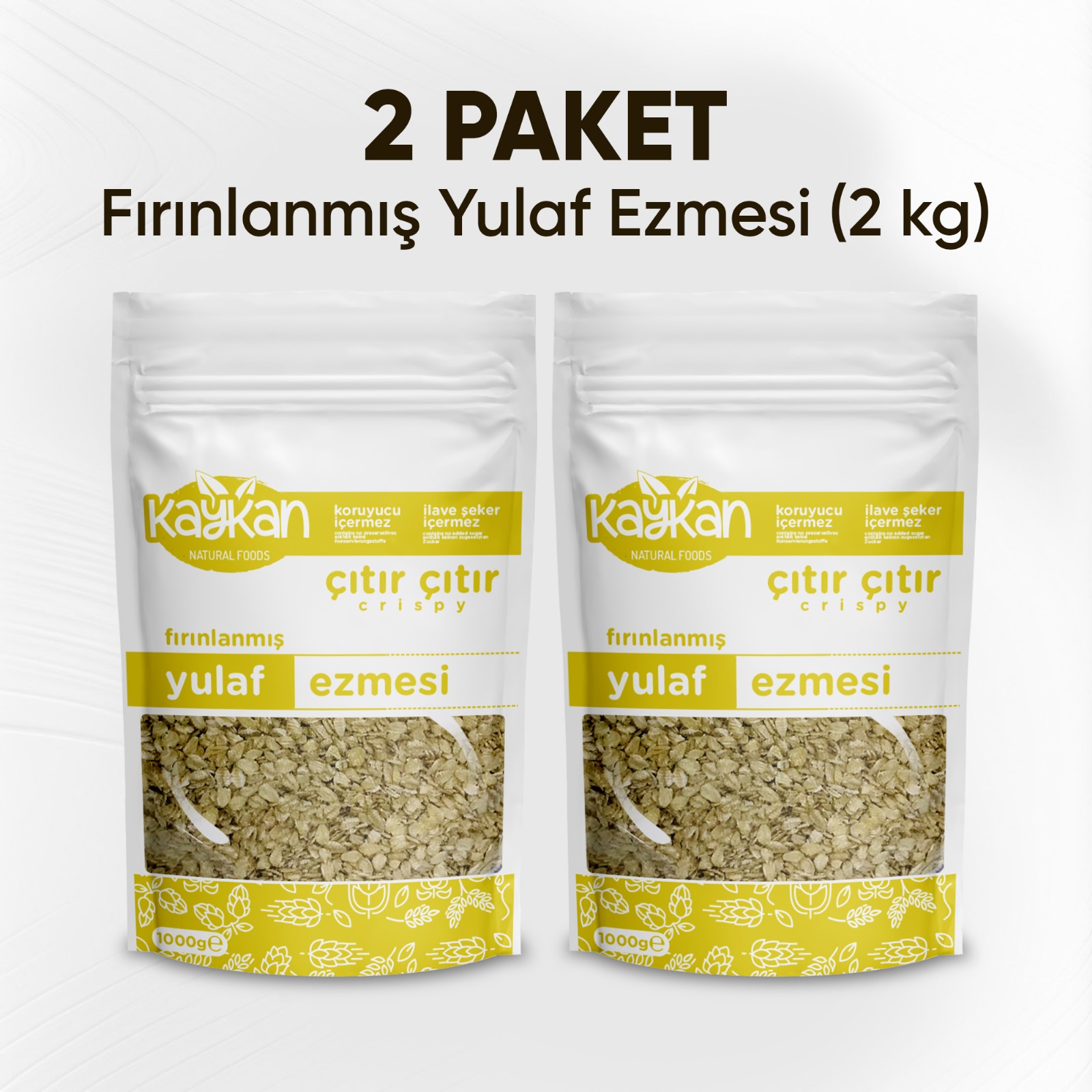 FIRINLANMIŞ YULAF EZMESİ (2kg)