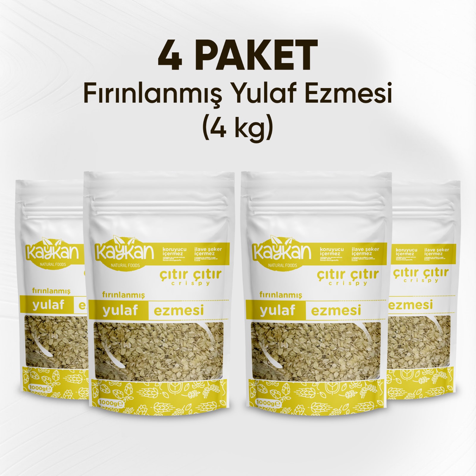 FIRINLANMIŞ YULAF EZMESİ (4kg)