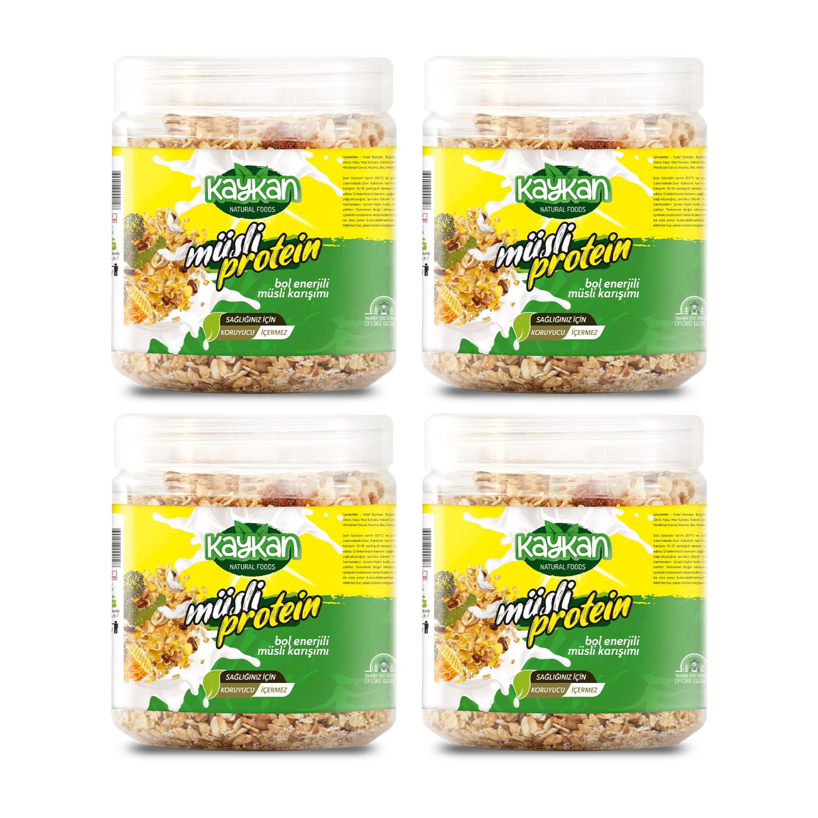 MÜSLİ PROTEİN 350 GR X 4 LÜ PAKET