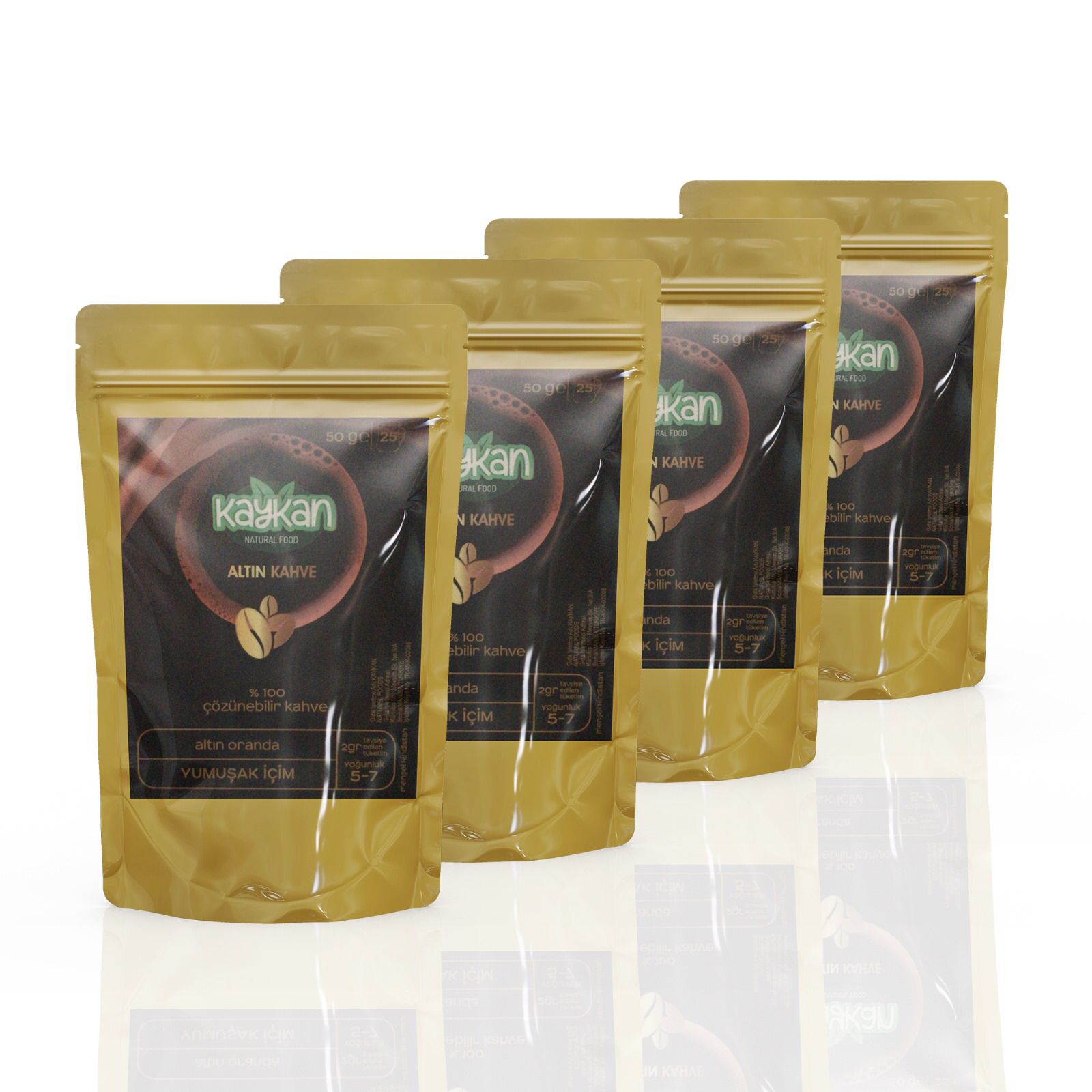 KAYKAN ALTIN KAHVE 50 g (GRANÜL ÇÖZÜNEBİLİR  X 4 PAKET